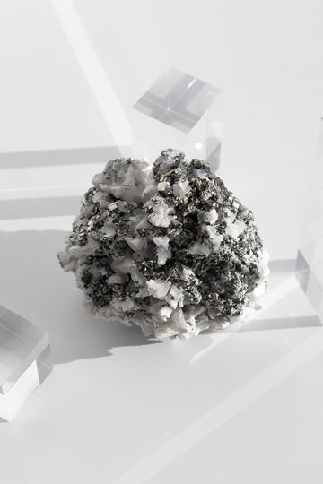 Calcite Pyrite Quartz Specimen