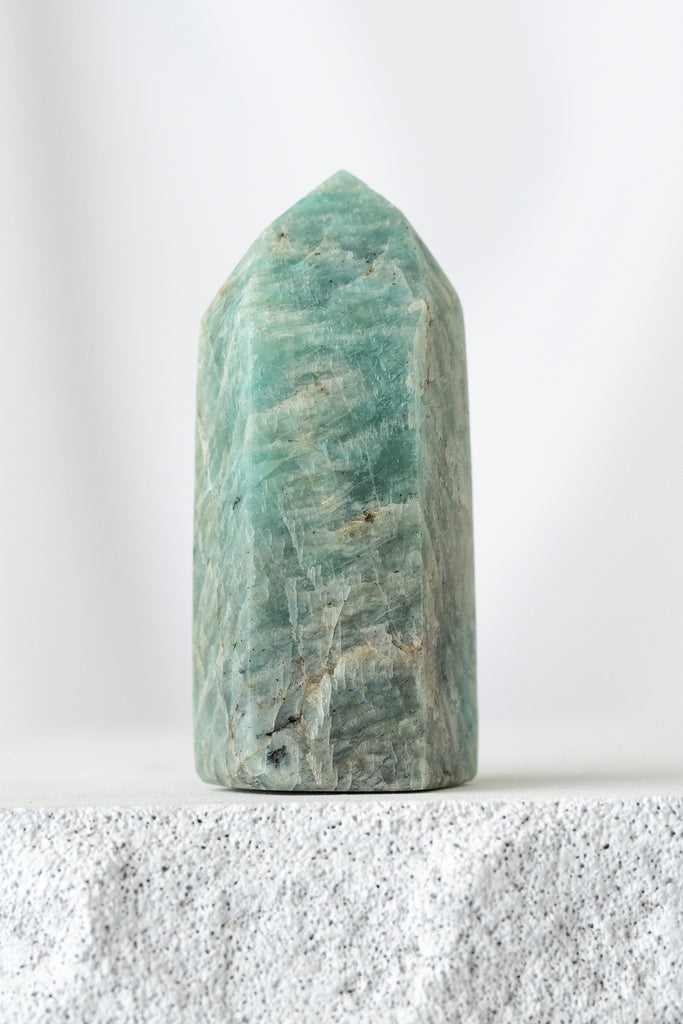 amazonite point tower crystal
