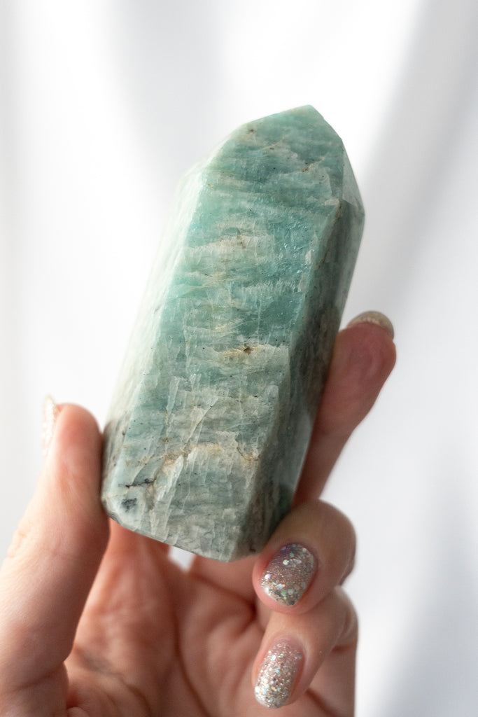 amazonite point tower crystal