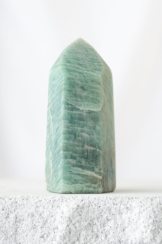 amazonite point tower crystal