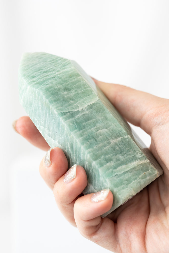 amazonite point tower crystal