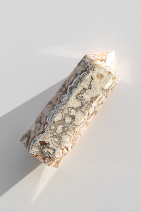Mexican Sardonyx Point lace agate