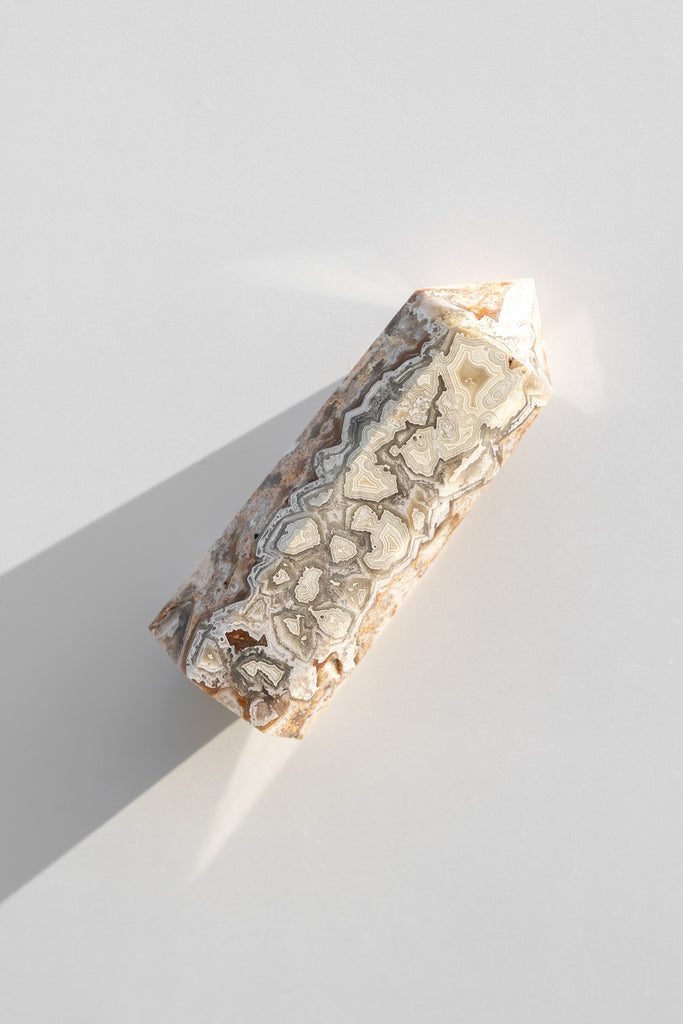 Mexican Sardonyx Point lace agate