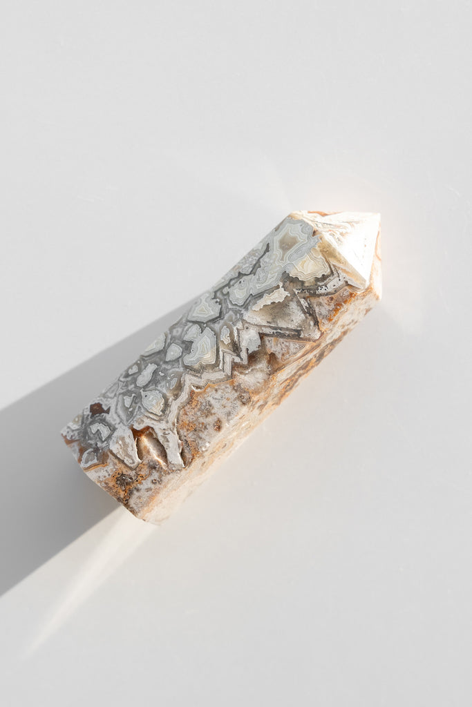 Mexican Sardonyx Point lace agate