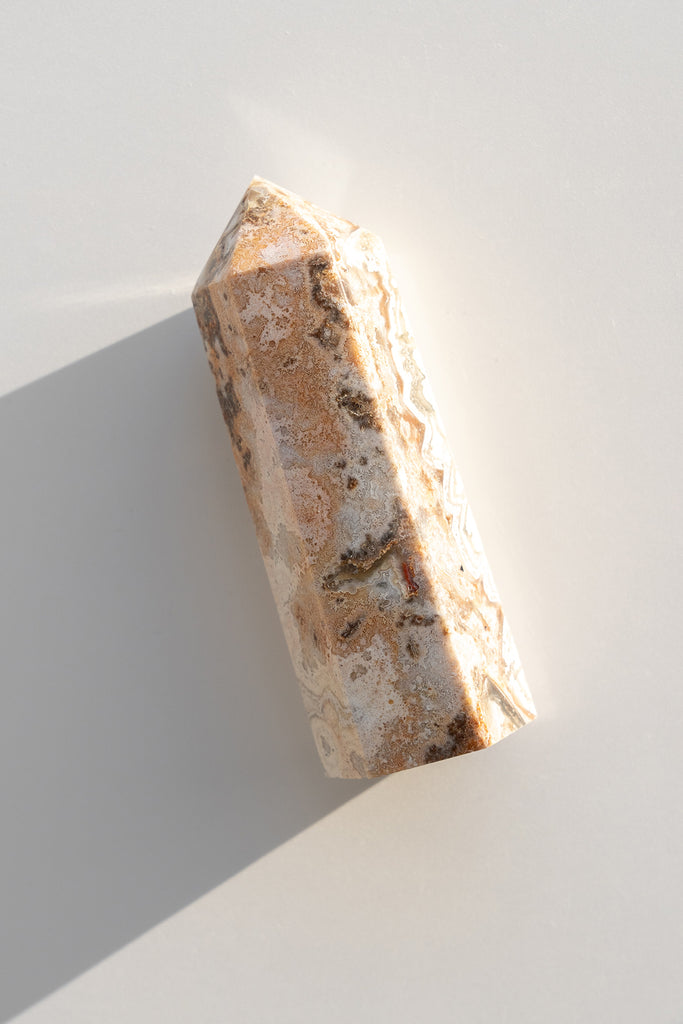 Mexican Sardonyx Point lace agate