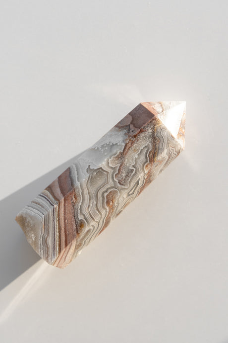 Mexican Sardonyx Point lace agate
