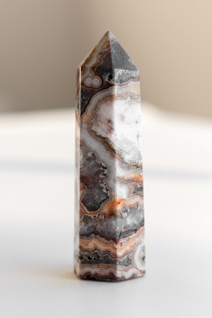 Mexican Sardonyx Point lace agate