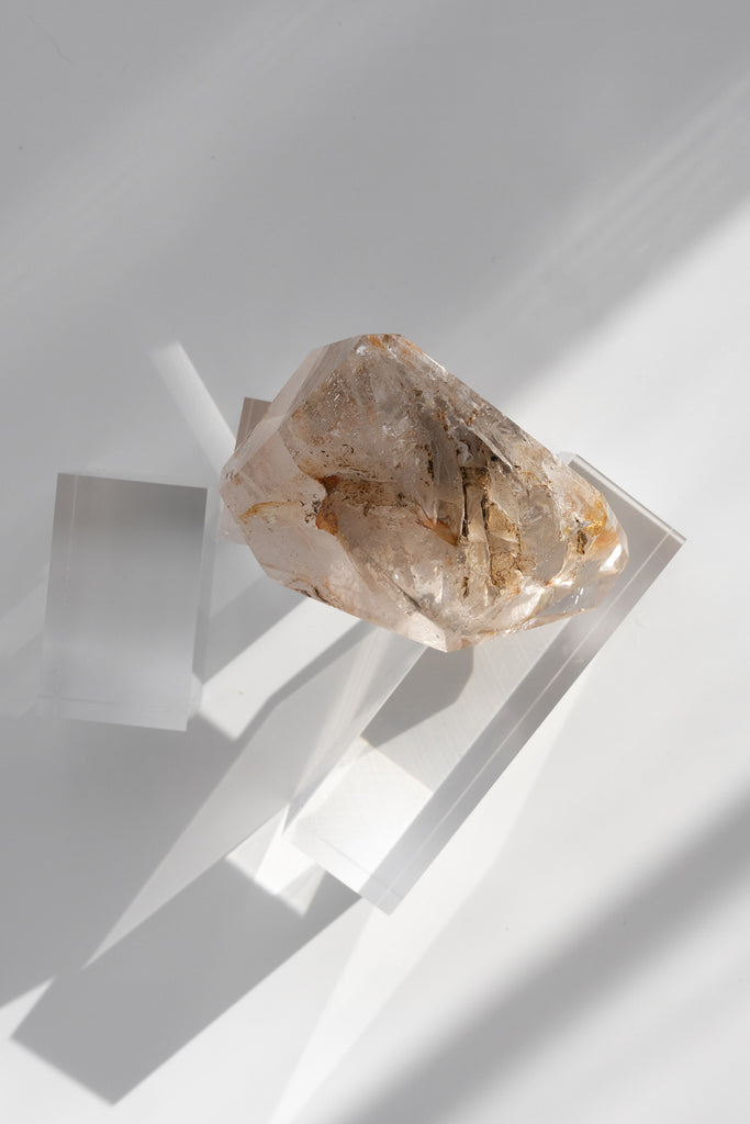 Included Quartz Faceted Point
