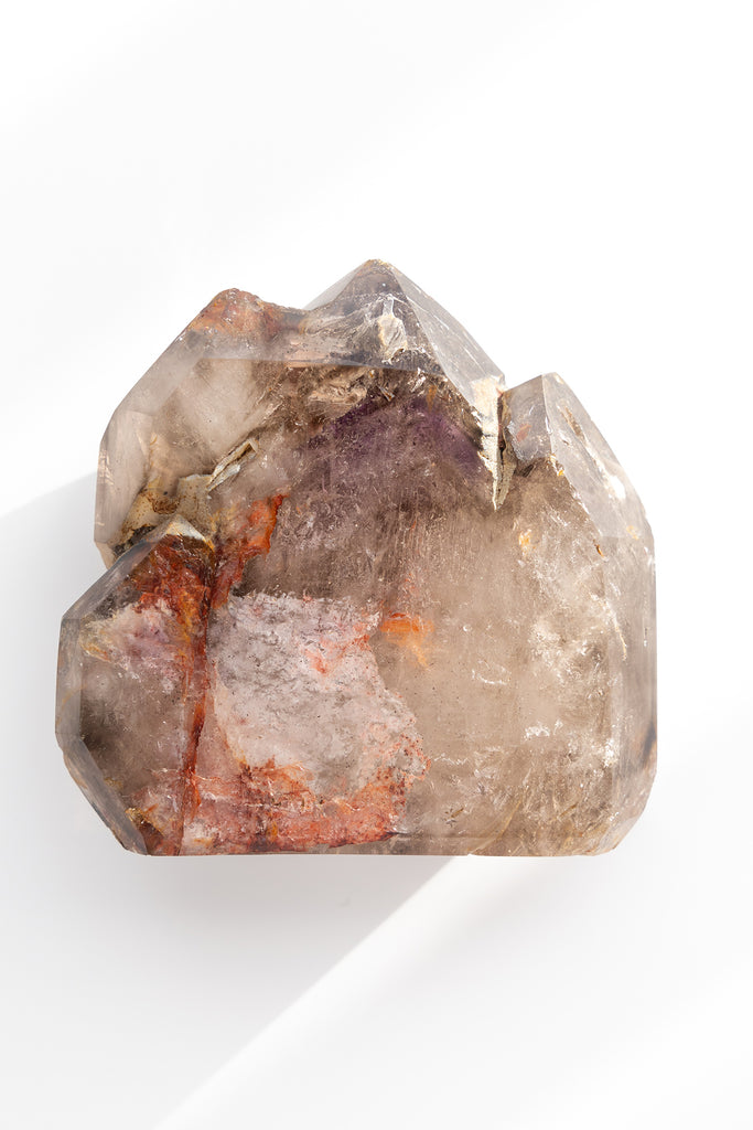Included Quartz amethyst triple Point