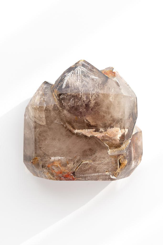 Included Quartz amethyst triple Point