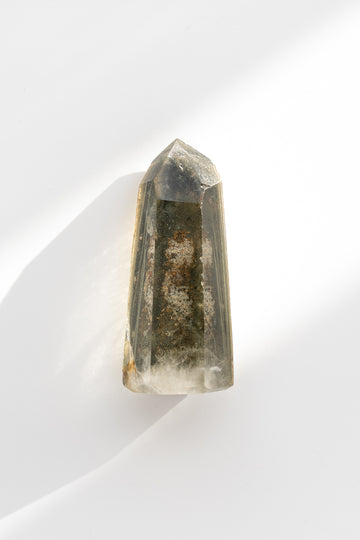 Included Quartz Lodolite Obelisk