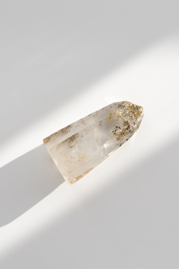 Included Quartz Lodolite Obelisk