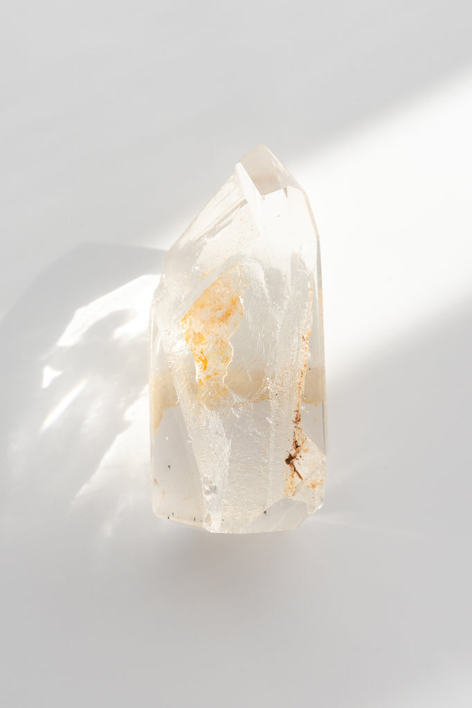 Included Quartz Faceted Point