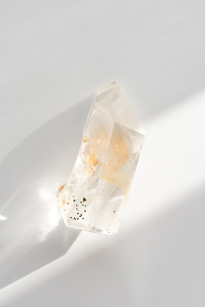 Included Quartz Faceted Point
