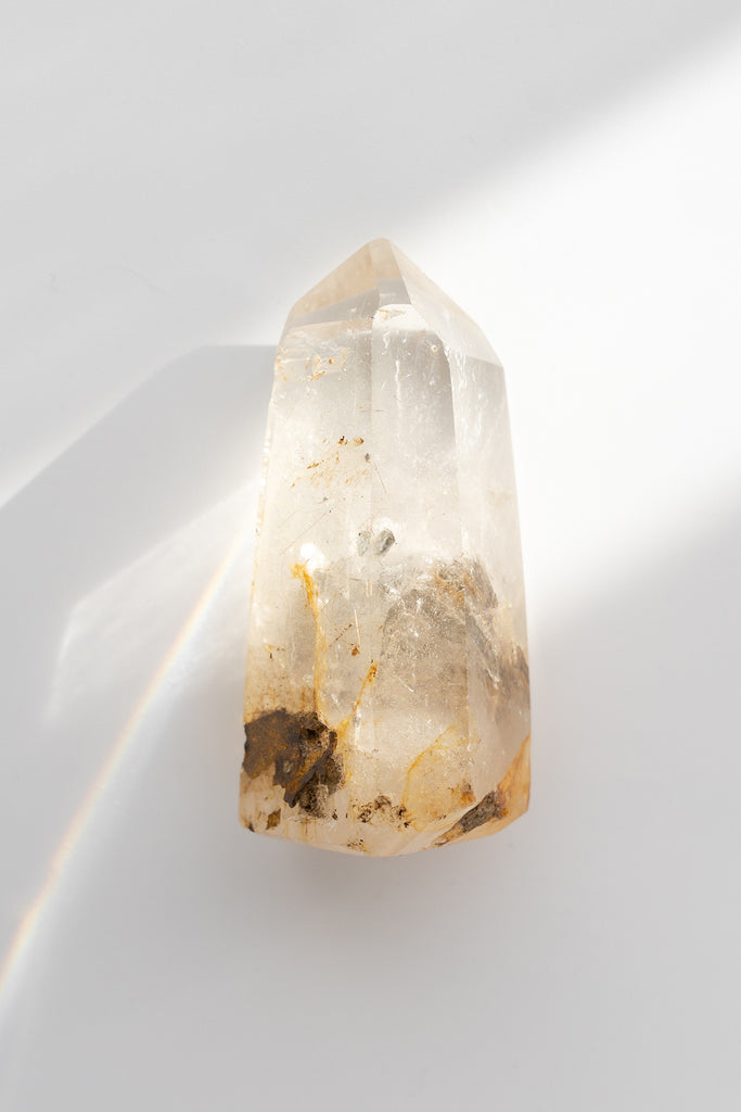 Included quartz with rutile