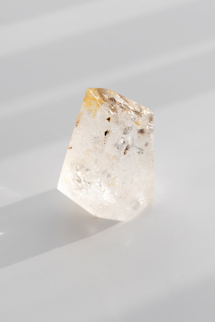 Included Quartz Faceted Point