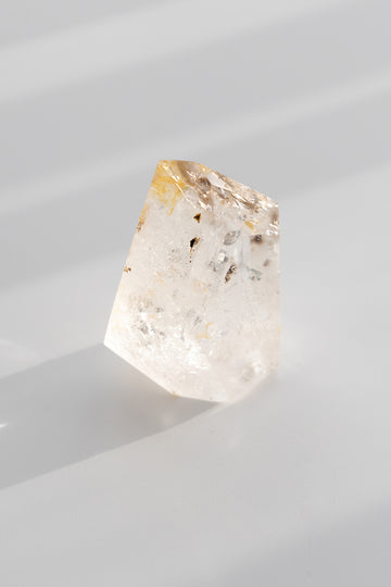 Included Quartz Faceted Point