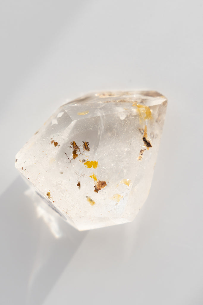 Included Quartz Faceted Point