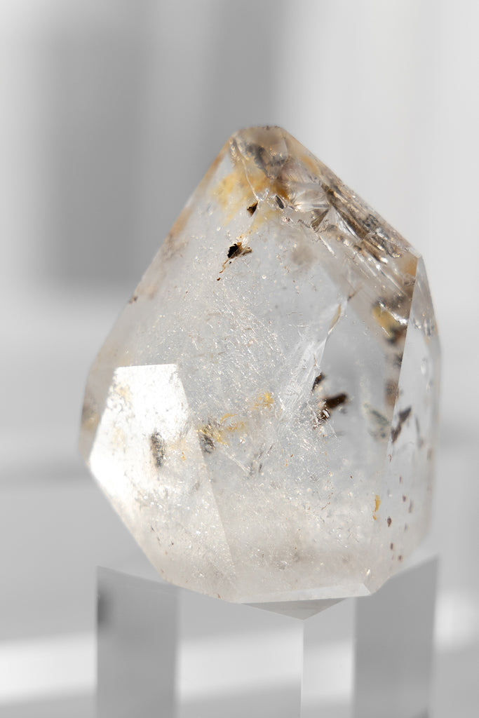 Included Quartz Faceted Point