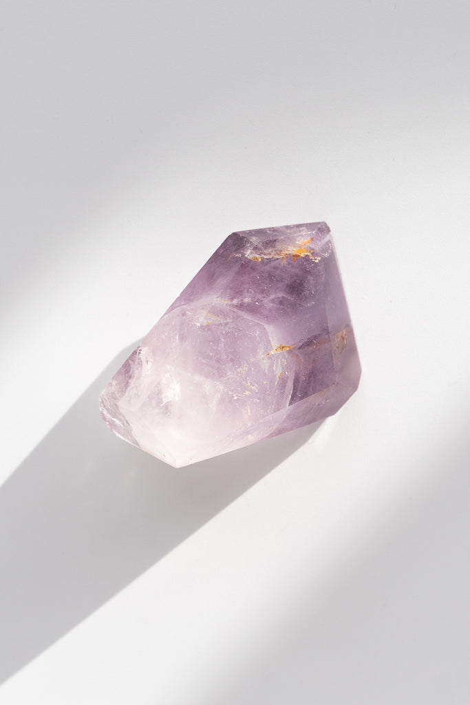 Included Quartz Obelisk with Amethyst