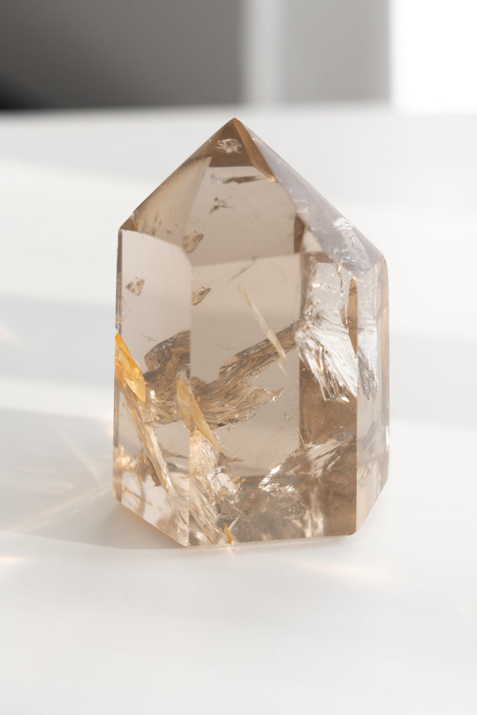 included inclusion smokey smoky quartz