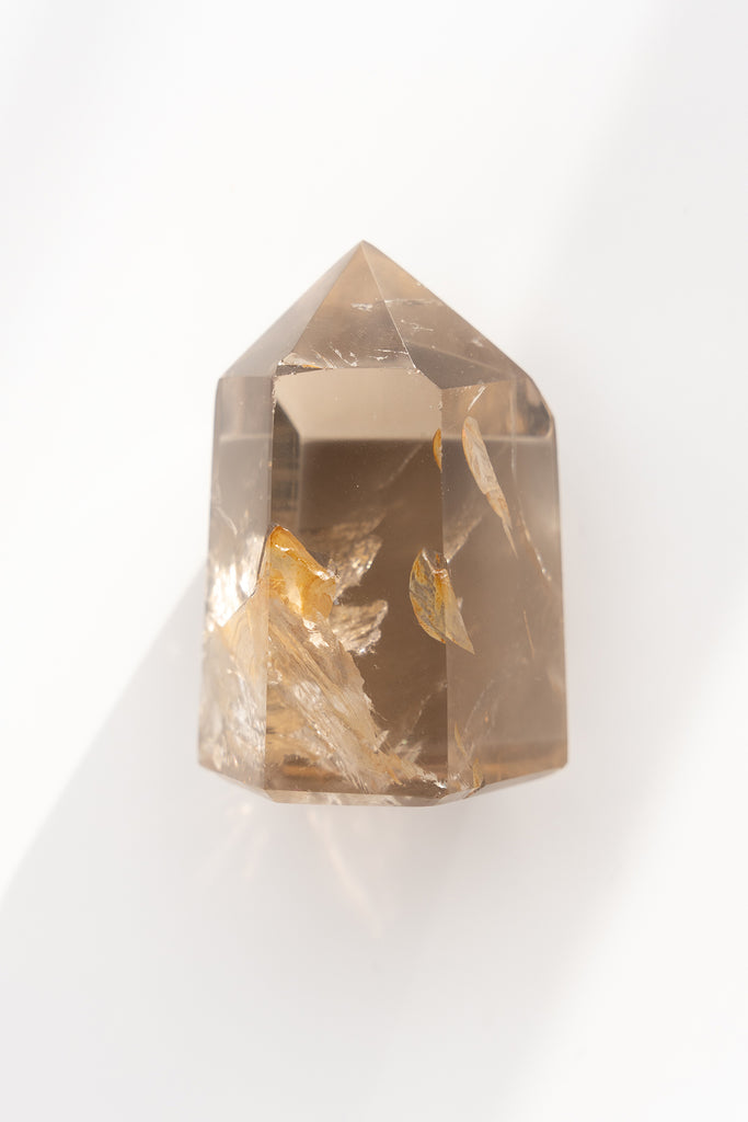 included inclusion smokey smoky quartz
