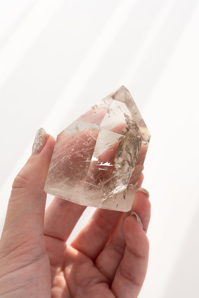 included inclusion smokey smoky quartz