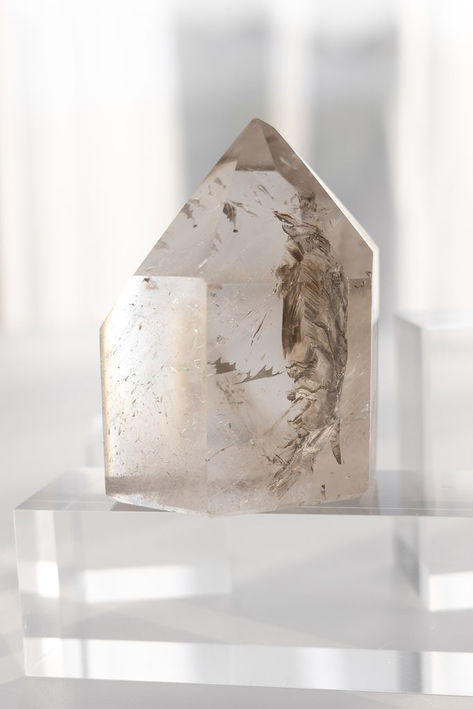 included inclusion smokey smoky quartz