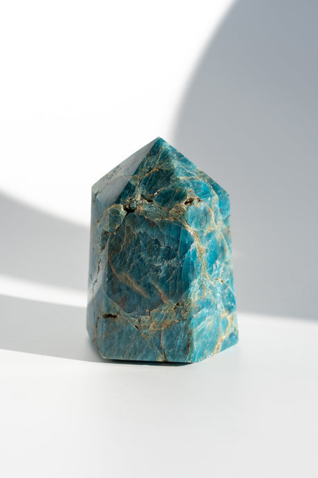 Blue Apatite Point