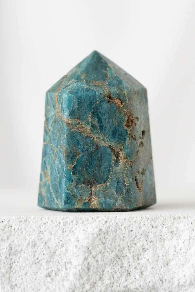 blue apatite point tower