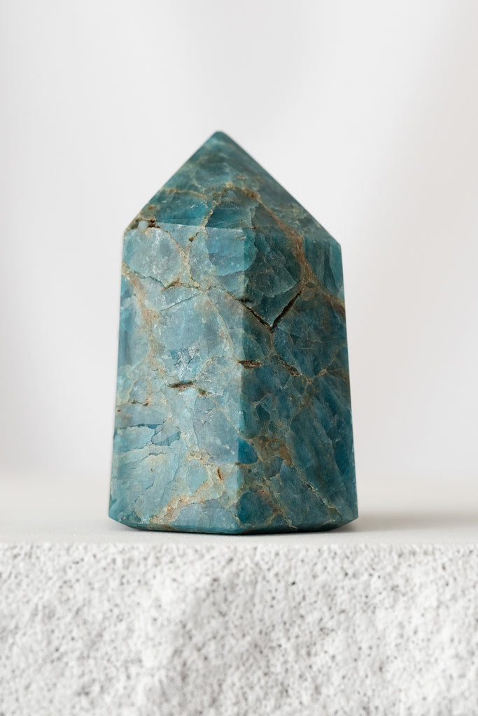 blue apatite point tower