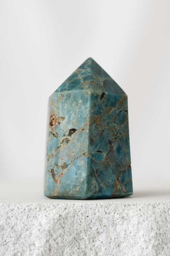 blue apatite point tower