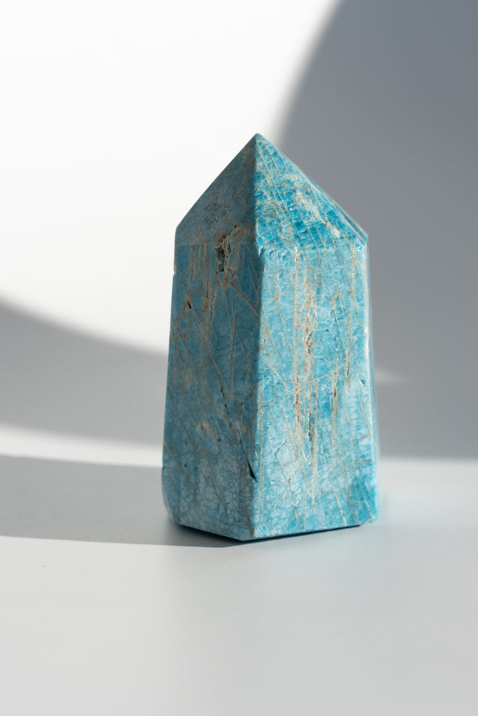Blue Apatite Point