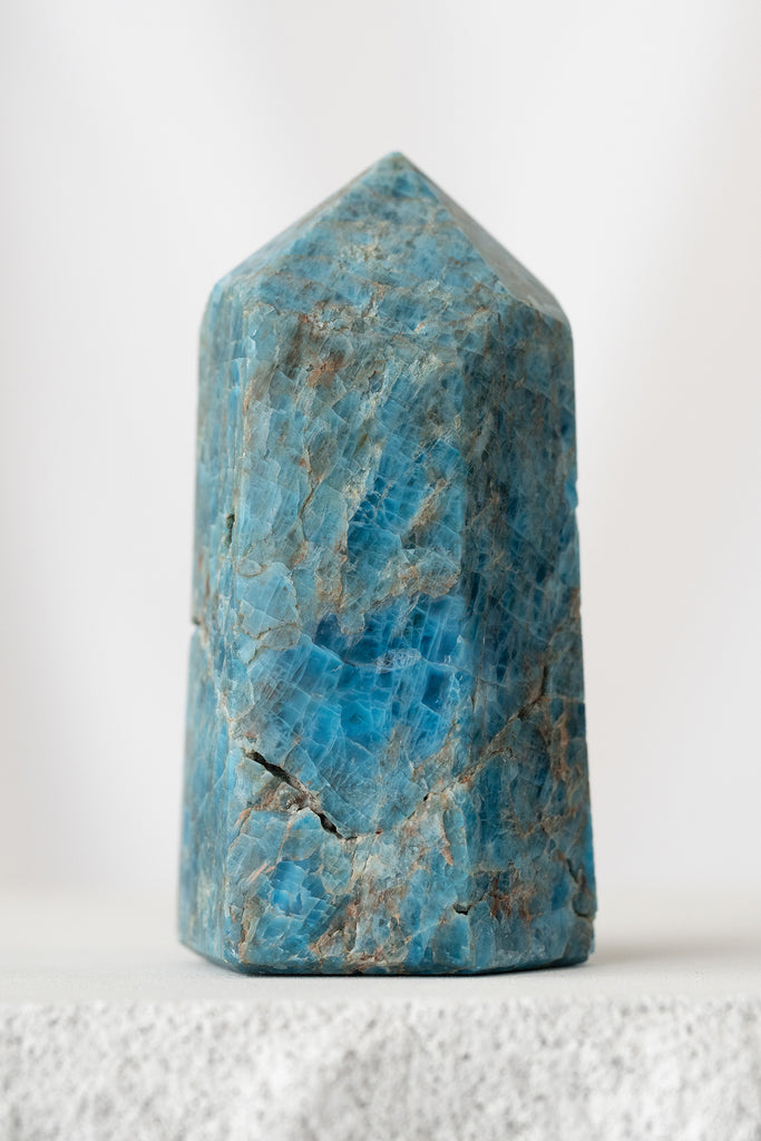 blue apatite point tower