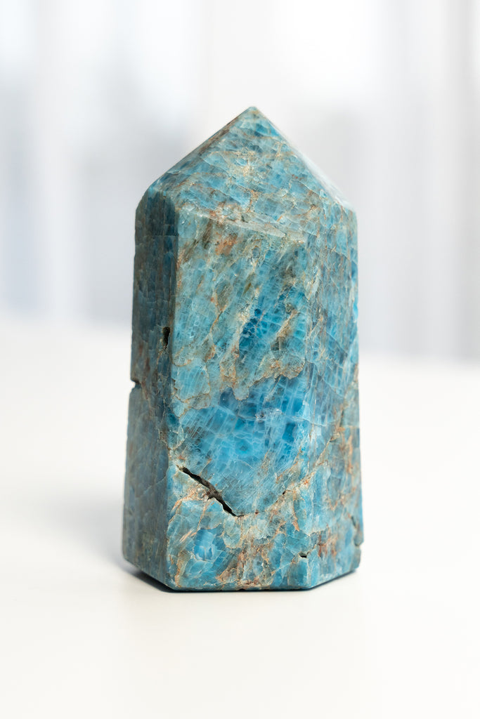 blue apatite point tower