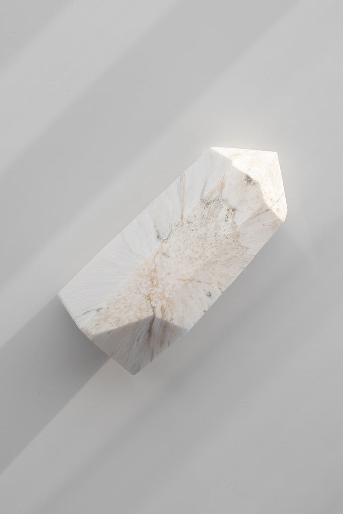 Scolecite faceted Point