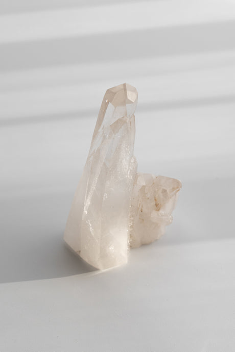 clear quartz cluster