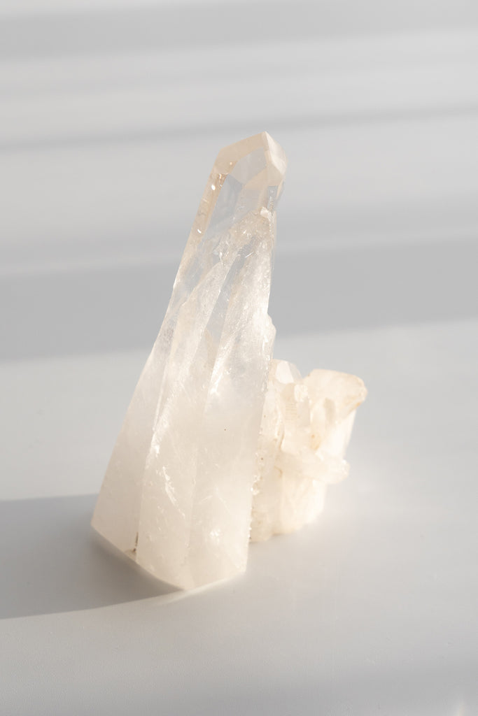 clear quartz cluster