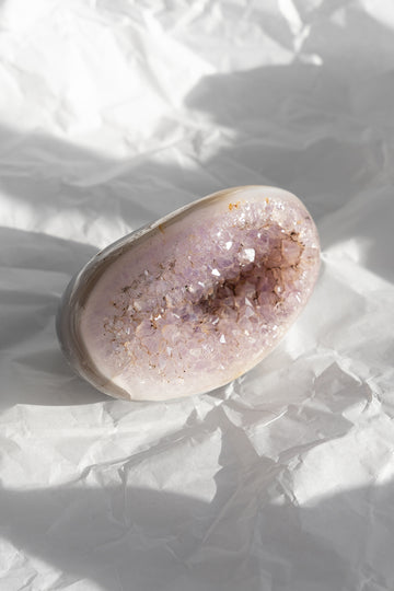 amethyst agate geode crystal