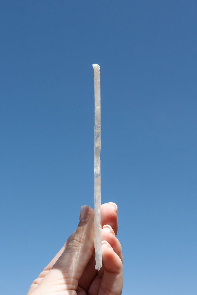 selenite window charging plate crystal