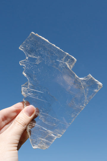 selenite window charging plate crystal