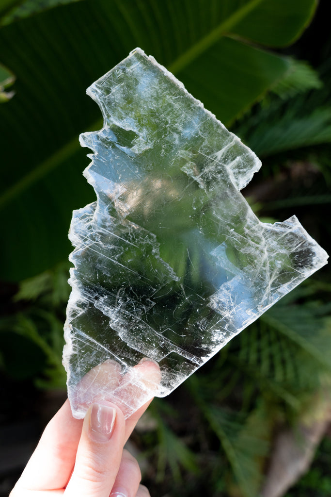 selenite window charging plate crystal