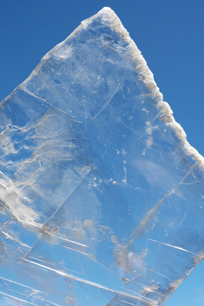 selenite window charging plate crystal