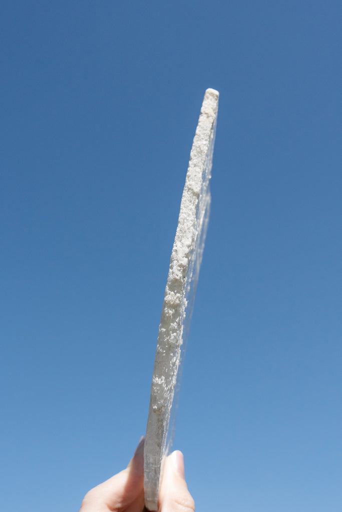 selenite window charging plate crystal