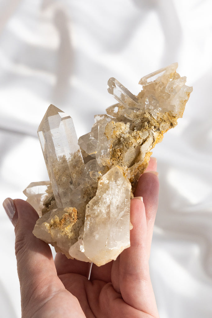 himalayan clear quartz cluster