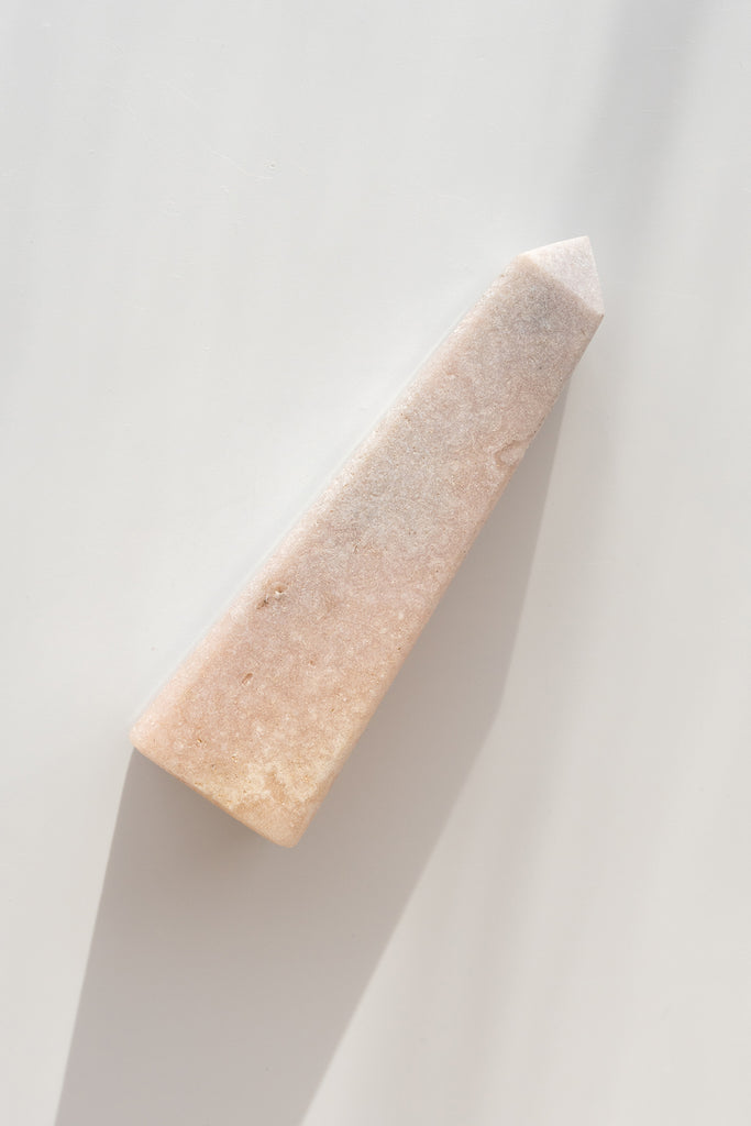 pink amethyst obelisk