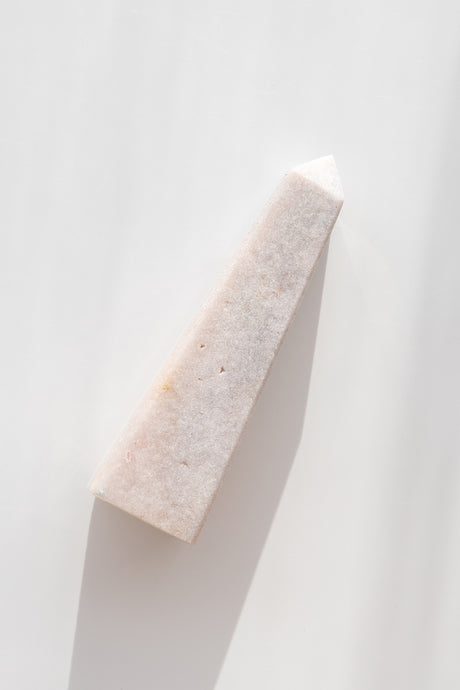 pink amethyst obelisk
