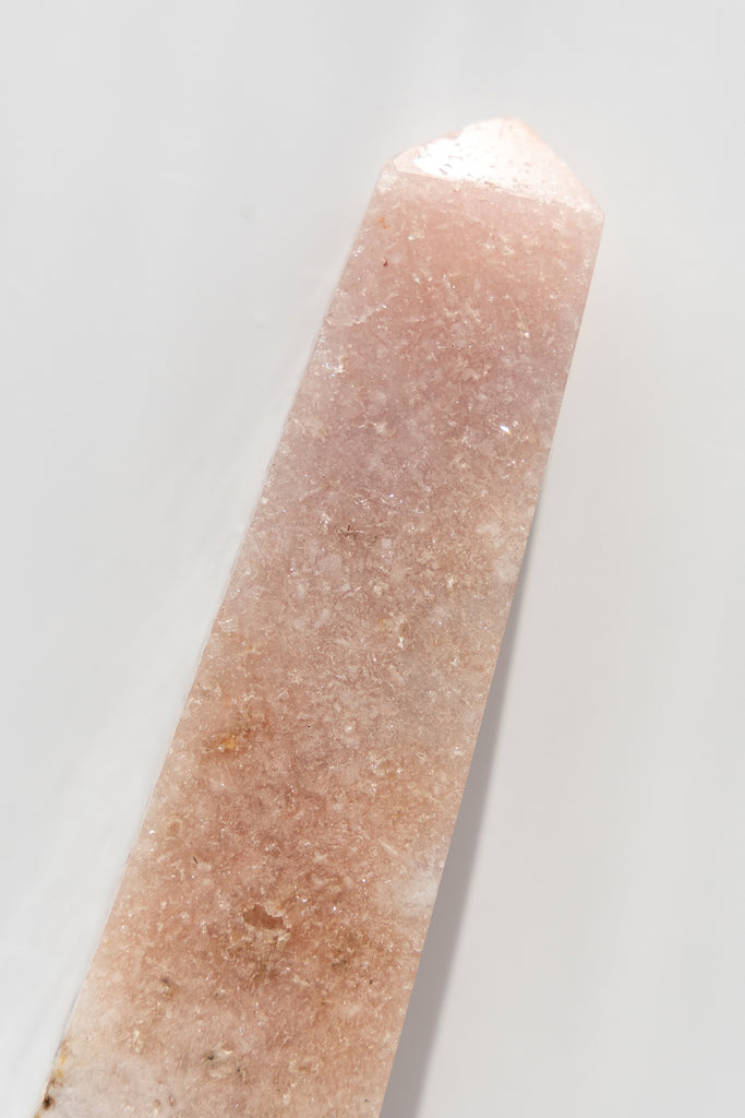 pink amethyst obelisk