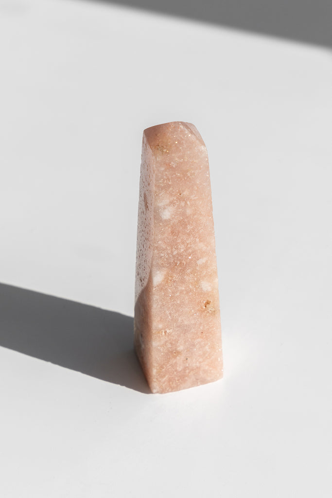 pink amethyst obelisk