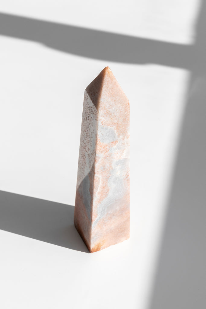 pink amethyst obelisk